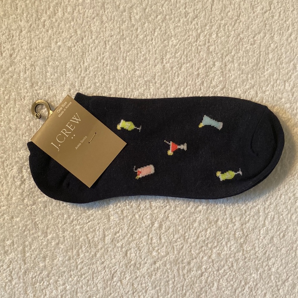 J.Crew Women’s Cocktail Theme Ankle Socks